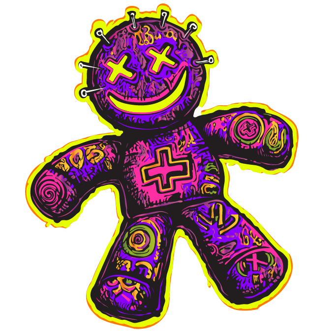 VOODOO SPIRIT LOGO - VOODOO DOLL