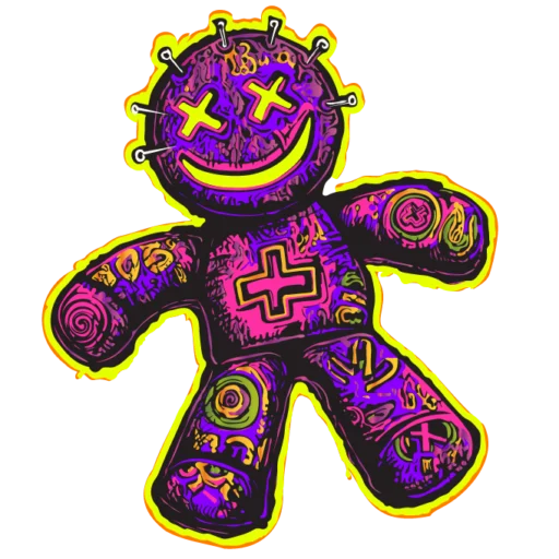 VOODOO SPIRIT LOGO - VOODOO DOLL