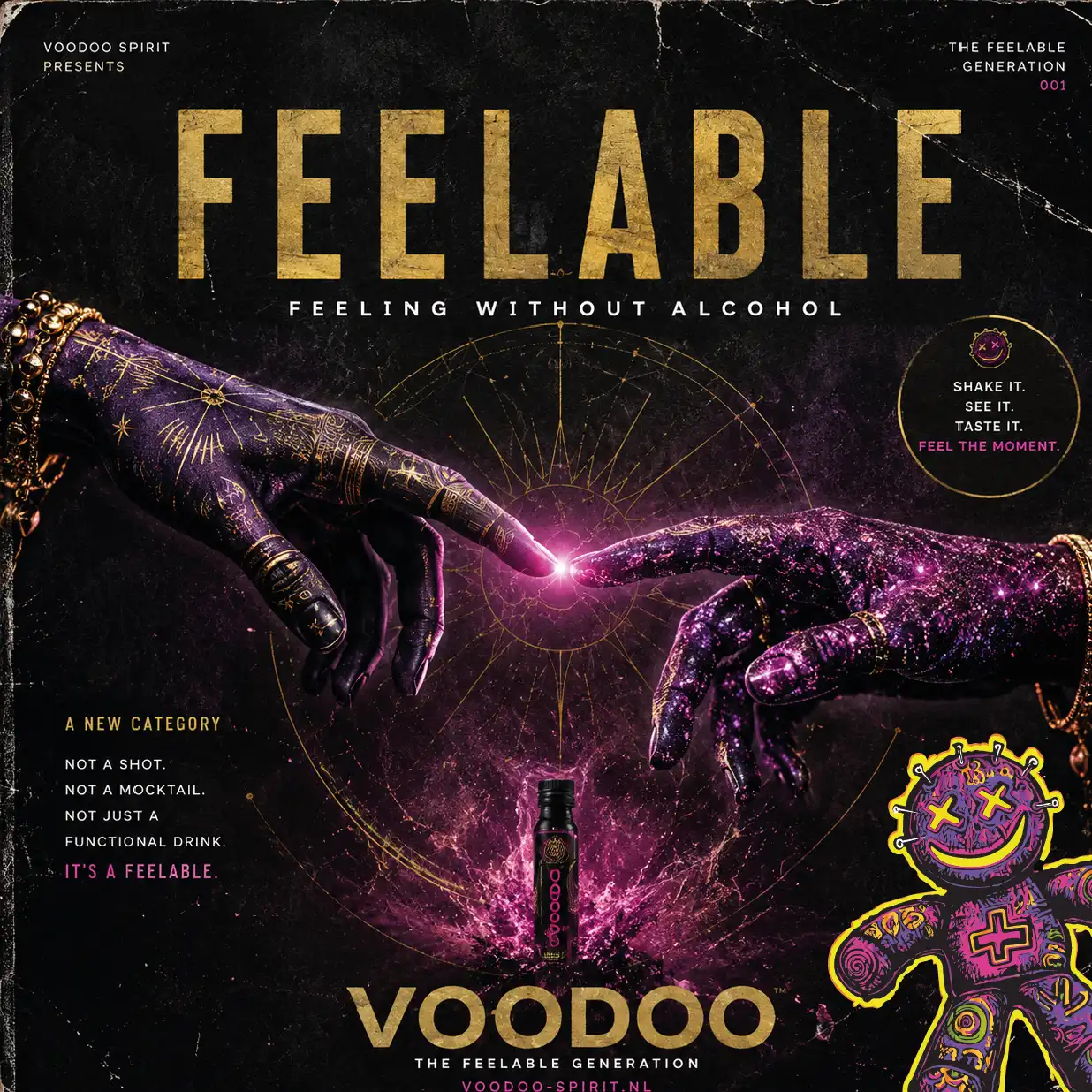 Wat is een FEELABLE? VOODOO introduceert een nieuwe drankcategorie naast alcohol, mocktails en functional drinks